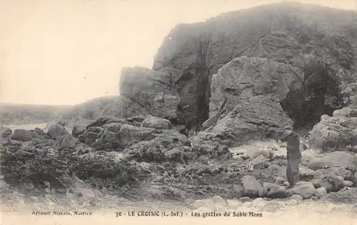 BR78372 le croisic les grettes du sable menu france