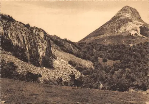 BR7372 le Cantal Sur les pentes du Griou france