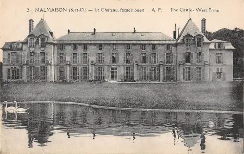 B98242 malmaison le chateau Fassade ouest france