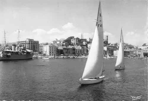 BR53081 Cannes le port et le suquet Frankreich