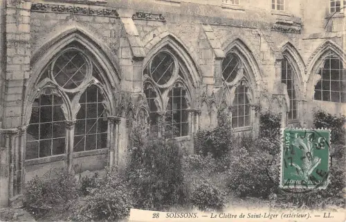 B98296 soissons le cloitre de saint leger france