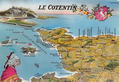 BR26870 le Cotentin Karte cartes geographiques