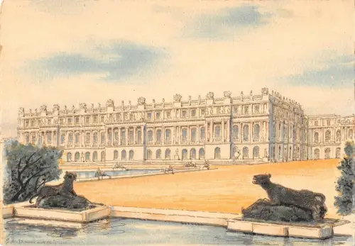 BR47420 Le palais de Versailles la facade sur le parc Frankreich