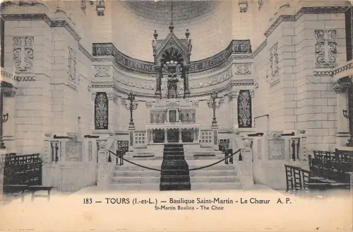 BR72368 basilique saint martin le choeur tours france