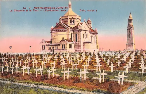 BR78073 le chapelle et la tour n d de lorette france