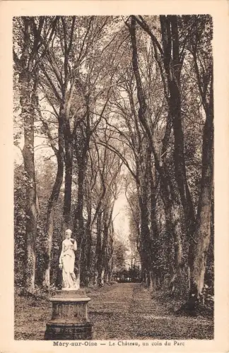 BR73048 mery sur oise le chateau un coin du parc france