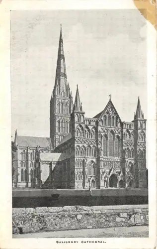 uk41267 salisbury cathedral real photo uk hampshire county council ad