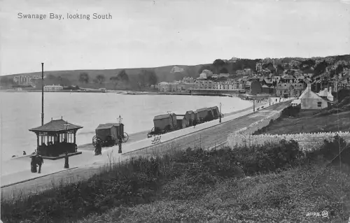 br108963 Swanage Bay Looking South UK
