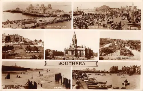 uk48347 southsea real photo uk