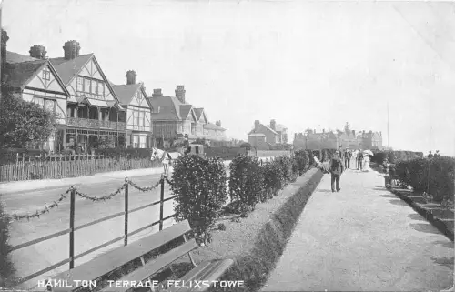 uk48311 hamilton terrace felixstowe real photo uk