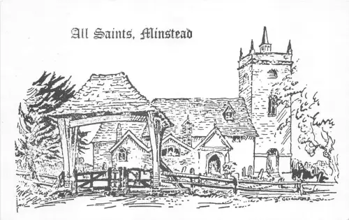 br108927 all saints minstead uk