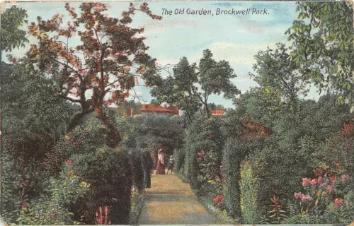 br108946 old garden brockwell park uk