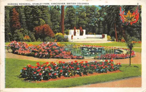 br106316 harding memorial stanley park british columbia vancouver canada