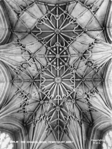 br108886 chanel roof tewkesbury abbey uk