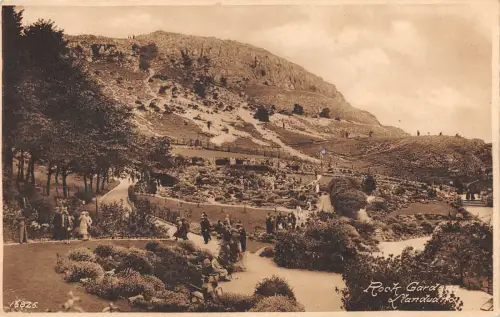uk11681 rock gardens llandudno wales real photo uk
