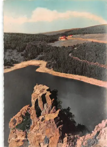 BR50513 le lac blanc et le rocher hans les hautes vosges Frankreich