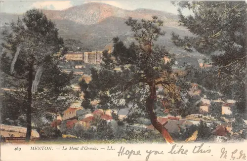 B98255 menton le mont d ormea france