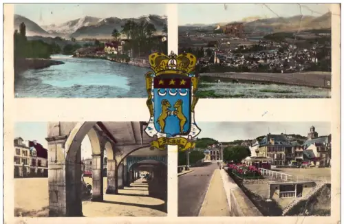 BR6563 Nay Le Gave et la Montagne france