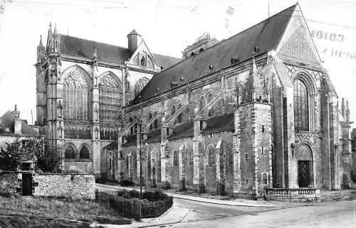 BR11958 le mans Cathedrale st Julien france Echtfoto