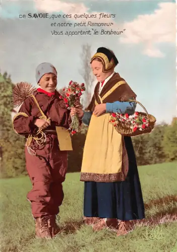 BR26696 La Savoie le ramoneur et la tarentaise Folklore Kostüm Frankreich