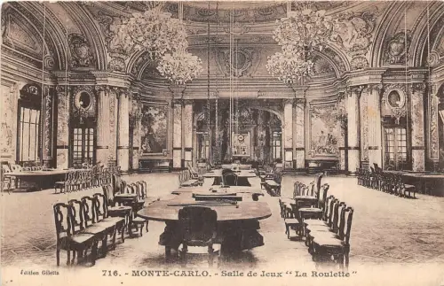 Lot305 monte carlo monaco salle de jeux la roulette