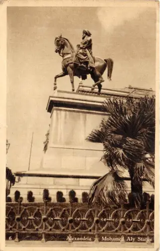 Lot119 Alexandria Mohamed Aly Statue Ägypten