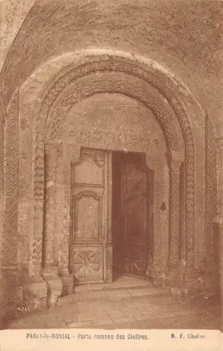 BF3929 Paray le Monial Roman Gate france