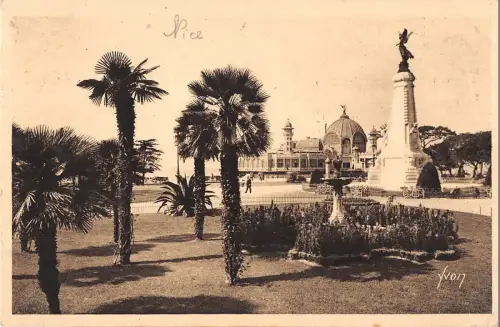 BR52218 Nice les jardins et le palais de la jetee France