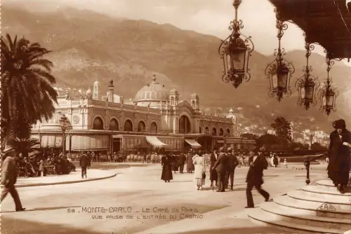 B98172 monte carlo echtfoto le cafe de paris casino monaco