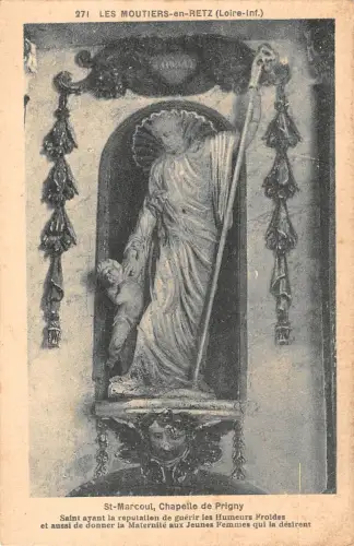 BR73079 le moutiers en retz st marcout Postkarte Skulptur Frankreich