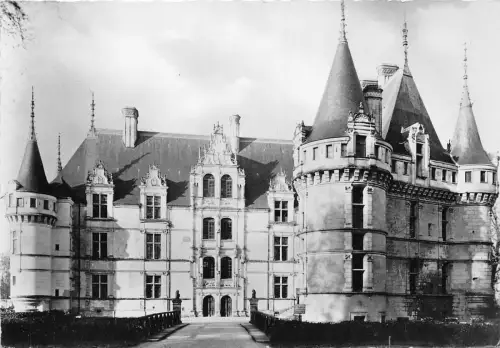 BR12265 Le Chateau d Azay le Rideau Face nord Echtfoto Frankreich