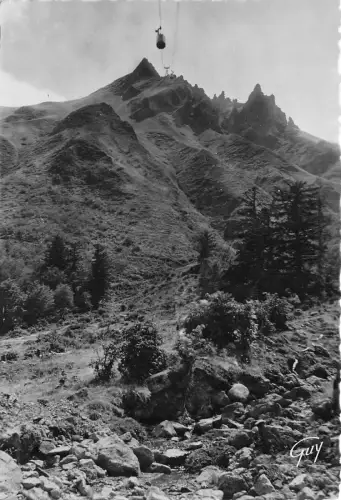 BR12264 mont dore les Bains Le puy de Sancy et le teleferique Echtfoto Frankreich
