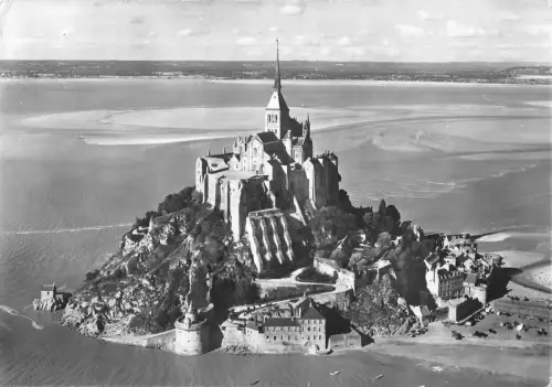 B97798 Echtfoto Le Mont Saint Michel Frankreich