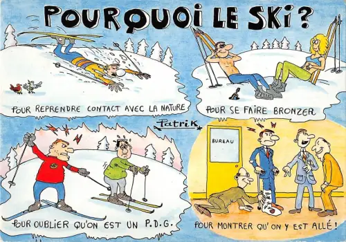 BR57792 Pourquoi le Ski Skisport