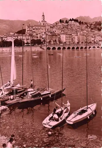 BR20389 Menton le port Frankreich