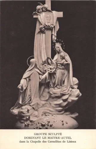 BR6958 Dominant Le Maitre Autel dans la Chapelle des Carmelites Postkarte Frankreich