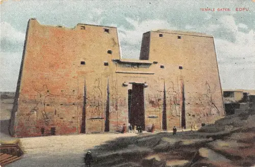 BR46787 Edfu Tempeltor Ägypten