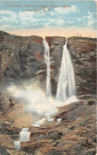 br106346 twin falls yoho valley near field canada