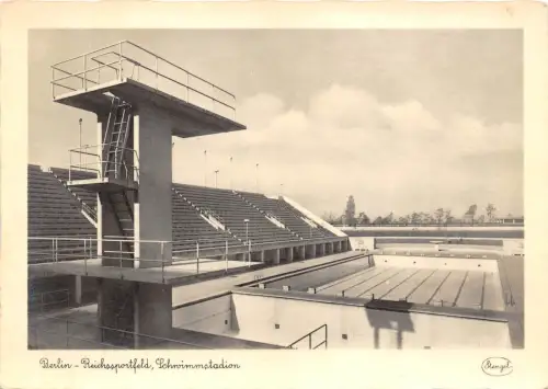 B13416 Stade Estade Stadion Sportschwimmen Natation Berlin Reichsportfeld Schvim