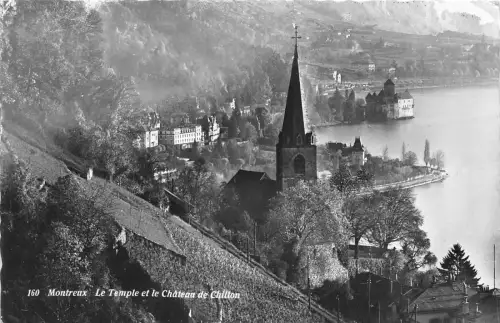 BR16850 Montreux le Temple et le Chateau de Chillon france