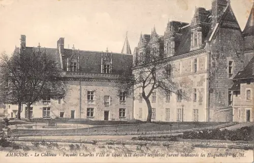 BR71414 Fassaden Charles VIII le chateau amboise france