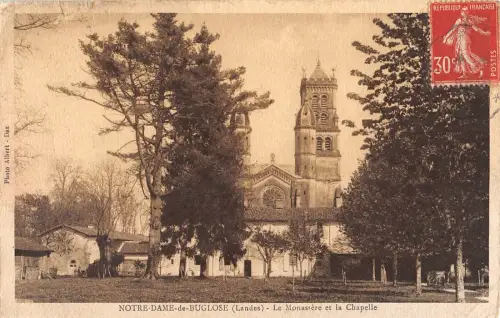 BR72574 notre dame de buglose landes le monastere et la chapelle france
