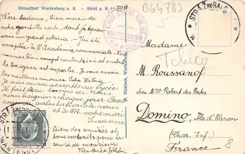 B64783 Strandbad Wartenberg a R Straz p R Tschechien