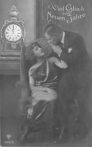 BG14801 Paar Uhr Neujahr Neujahr Germany