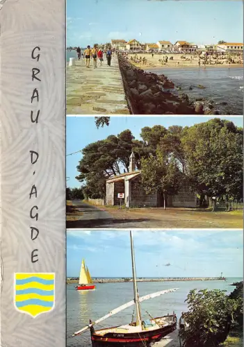 BR27941 Le Grau d agde la plage france