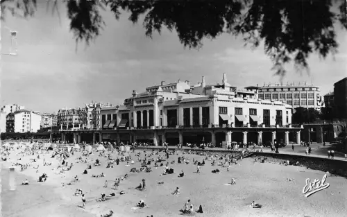 BR39396 Biarritz le casino Municipal et la plage france