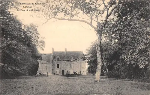 BR72550 chateau de calvados lasson le parc et le chateau france