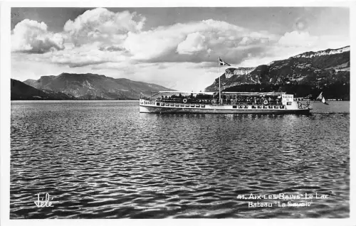 Br40448 Aix les bains le lac bateau le savoie