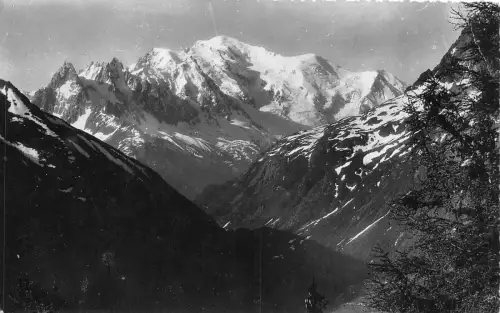 BR28424 Le Mont Blanc point culmnant des Alpes france