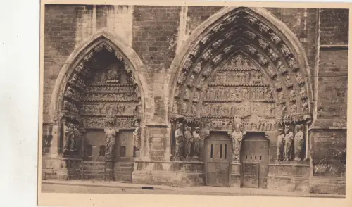 BR73115 reims marne le portail nord de la cathedrale france